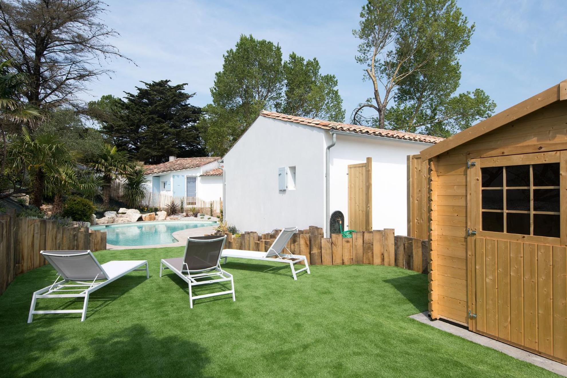 Le Bois-Plage-en-Ré Tres Belle Villa Avec Piscine מראה חיצוני תמונה